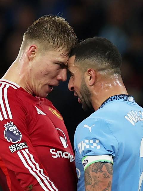 Rasmus Hojlund Mocks Kyle Walker’s Theatrics After Derby Clash, Celebrates Man Utd’s Stunning Victory Over Man City at Etihad