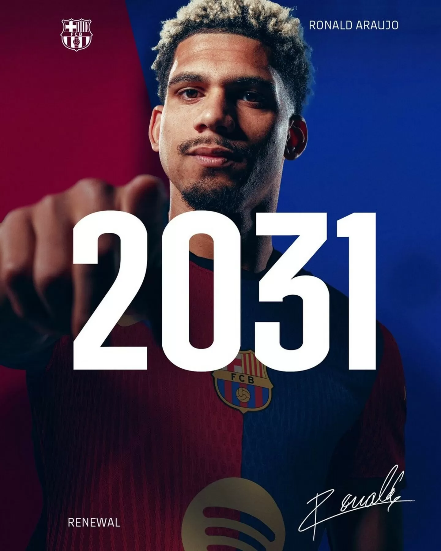 Ronald Araújo Signs New Contract with Barcelona: Contract Duration and ExpiryDate Revealed